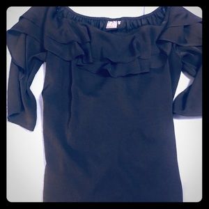 Soho Jeans Black - Off-the-shoulder Top